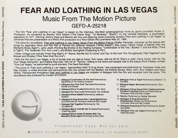 Fear And Loathing In Las Vegas (Music From The Motion Picture)